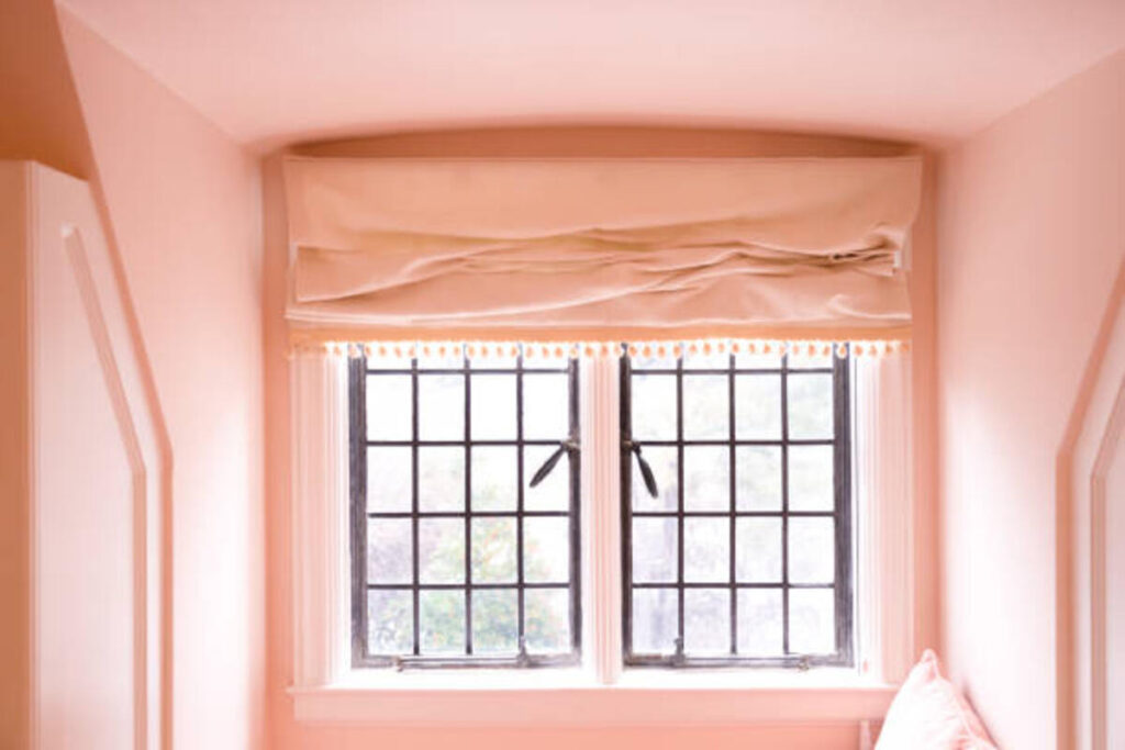 custom Roman shades